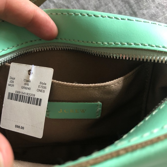 Gorgeous Leather J Crew Summer Purse NWT - Picture 3 of 5